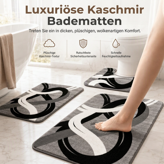 🛁 Badezimmermatte mit U-Ausschnitt und verschiedenen Größen