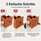 3-in-1-Holzbearbeitungs-Schablone für Schranktüren und Beschläge