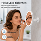 🎀 10-fach LED-Schminkspiegel mit Saugnapf