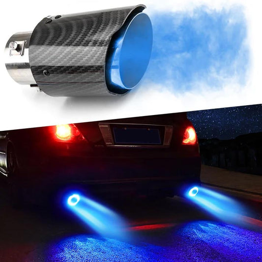 🚗 LED-Auspuffblende mit Klemmmontage für Autos