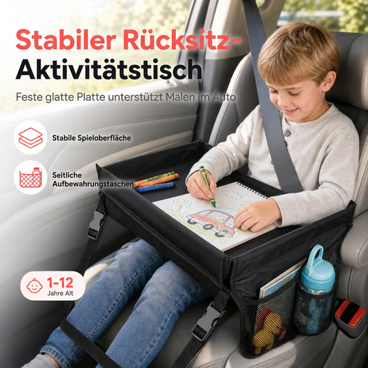 🚗Reisetablett für Kinder im Auto – Beschäftigungs- und Aufbewahrungstisch für den Rücksitz