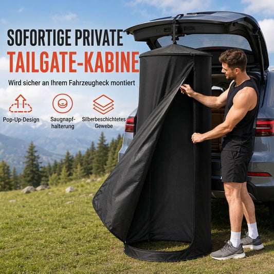 ⛺ Tragbares Heckklappen-Duschzelt für Camping und Outdoor