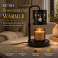Retro-Kerzenwärmer mit Schneeflocken-Design