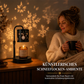 Retro-Kerzenwärmer mit Schneeflocken-Design