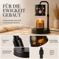 Retro-Kerzenwärmer mit Schneeflocken-Design