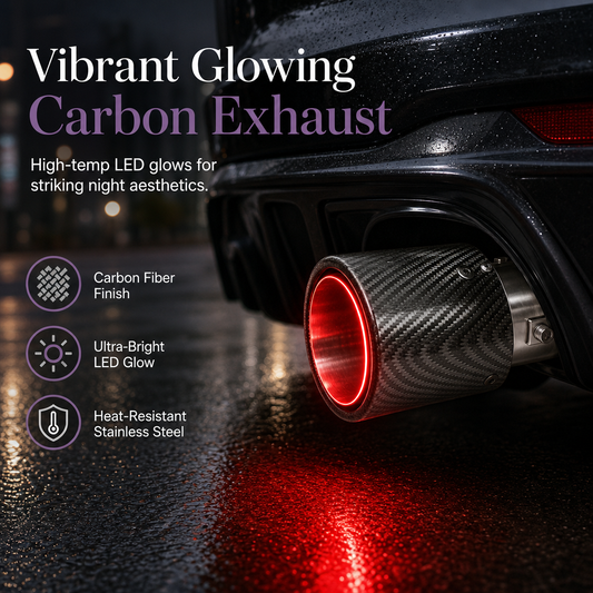 ⏳Zeitlich begrenztes Angebot⏳ 🚗 50% RABATT! 💡 LED-Auspuffspitze – Leuchtend & sportlich für Ihr Auto ✨