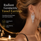 ✨50% RABATT💎 Rautenförmige Zirkonia-Ohrringe mit funkelnden Fransen