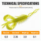 🦐 50% RABATT! 🎣 Schwimmende Garnelen-Softköder, 8er-Pack