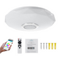 LED-Deckenleuchte mit Bluetooth-Lautsprecher, RGB-Licht und App-Steuerung