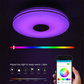 LED-Deckenleuchte mit Bluetooth-Lautsprecher, RGB-Licht und App-Steuerung