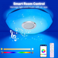 LED-Deckenleuchte mit Bluetooth-Lautsprecher, RGB-Licht und App-Steuerung