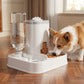 ⏳Zeitlich begrenztes Angebot⏳ 2-in-1-Futter- und Wasserspender für Hunde und Katzen mit 800 ml Wasser- und 1.600 ml Futterbehälter