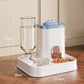 ⏳Zeitlich begrenztes Angebot⏳ 2-in-1-Futter- und Wasserspender für Hunde und Katzen mit 800 ml Wasser- und 1.600 ml Futterbehälter