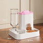 ⏳Zeitlich begrenztes Angebot⏳ 2-in-1-Futter- und Wasserspender für Hunde und Katzen mit 800 ml Wasser- und 1.600 ml Futterbehälter