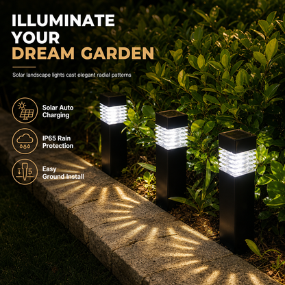 ⏰ Nur für kurze Zeit: 50% Rabatt! 🌞Solar-Gartenleuchte zum Einstecken – wasserdicht & dekorativ für Rasen, Garten & Terrasse