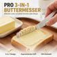⏳Zeitlich begrenztes Angebot⏳ 3-in-1 Buttermesser und Brotaufstrichmesser aus Edelstahl