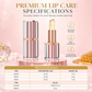 🌸⏳Zeitlich begrenztes Angebot⏳🌸 Lippenbalsam mit Goldfolie und temperaturabhängigem Farbumschlag 💄 – Feuchtigkeitsspendender rosiger Farbton mit glänzendem Gold-Finish ✨