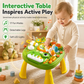 🦖⏳Zeitlich begrenztes Angebot⏳🧒 Dinosaurier-Aktivitätstisch für Kleinkinder – interaktives Lernspielzeug für frühe Entwicklung ✨