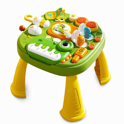 🦖⏳Zeitlich begrenztes Angebot⏳🧒 Dinosaurier-Aktivitätstisch für Kleinkinder – interaktives Lernspielzeug für frühe Entwicklung ✨