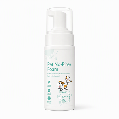 🐾 50% RABATT! 🧼 Trockenschaum ohne Abspülen – Für Katzen & Hunde ✨