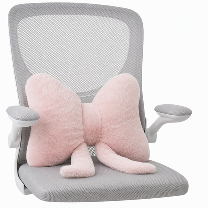 🎀🦋✨Weiches, minimalistisches Schleifen-Kissen mit abnehmbarem Design, dekoratives Lendenkissen