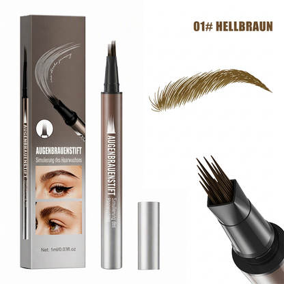 ⏳Zeitlich begrenztes Angebot⏳ Flüssiger Augenbrauenstift mit Vierfach-Spitze, 1 ml