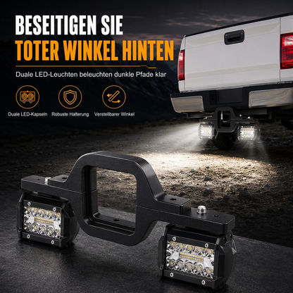 ⏳Zeitlich begrenztes Angebot⏳ LED-Arbeitsscheinwerfer mit Anhängerkupplungs-Halterung