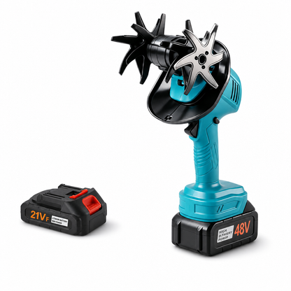 ⏳Zeitlich begrenztes Angebot⏳ 🌱 Kabellose Mini-Gartenfräse mit 21-V-Akku – handlicher Bodenlockerer & Unkrautentferner für Garten & Beet