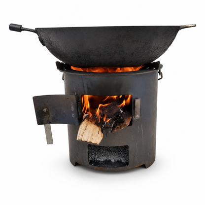 ⏳Zeitlich begrenztes Angebot⏳ 🔥 50 % RABATT! ⛺ Multifunktionaler tragbarer Holz- & Holzkohleofen – rostbeständig, Camping, BBQ & Heizung ✨
