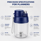 ⏳Zeitlich begrenztes Angebot⏳ Tragbarer Akku-Smoothie-Mixer mit zwei Deckeln – 1.300 ml Behälter, 800 ml Mixvolumen, USB-aufladbar