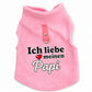 🐾 JETZT 50% RABATT ✨ Warmes Haustierpullover mit Leinenring — "Love Dad & Mum"-Design ❄️