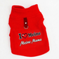🐾 JETZT 50% RABATT ✨ Warmes Haustierpullover mit Leinenring — "Love Dad & Mum"-Design ❄️