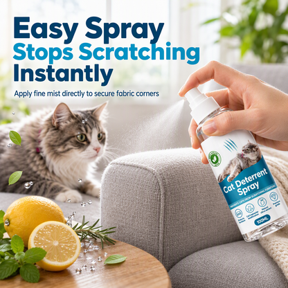 ⏳Zeitlich begrenztes Angebot⏳ 🐱🚫 Spray gegen Katzenkratzen — Sicher, ungiftig & haustierfreundlich 🌿