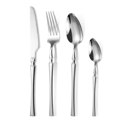 ⏳Zeitlich begrenztes Angebot⏳ 🍴 50% RABATT! ✨ Edelstahl-Besteckset – 304 Steel, 5 Finishes & 4/24 Teile ✨