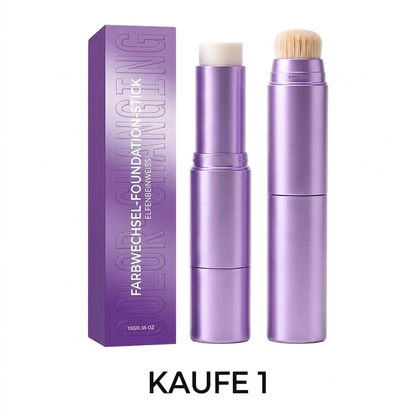 ⏳Zeitlich begrenztes Angebot⏳ 🔥Über 50.000 Frauen vertrauen darauf🔥 2-in-1-Foundation-Stick mit Farbwechsel-Effekt