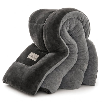⏳Zeitlich begrenztes Angebot⏳ 🔥50 % Rabatt🔥Dicke gesteppte Winterdecke aus Schneeflocken-Samt, kuschelig warm ❄️