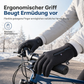 ⏳Zeitlich begrenztes Angebot⏳ Winter wasserdichte winddichte, gefütterte Outdoor-Sporthandschuhe mit Reißverschluss für Radfahren, Wandern und Skifahren