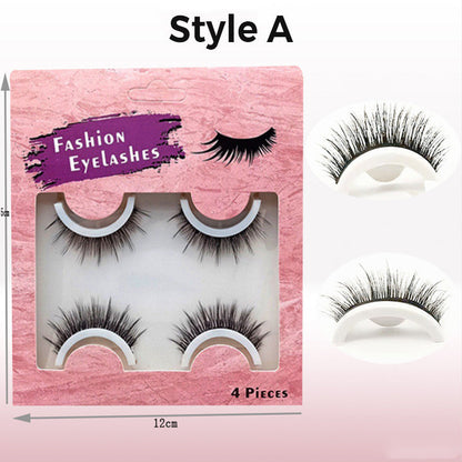 ⏳Zeitlich begrenztes Angebot⏳ Selbstklebende, wiederverwendbare Wimpern mit Eyeliner-Effekt – 1+1 GRATIS, insgesamt 4 Paar, vier wählbare Styles