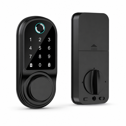 ⏳Zeitlich begrenztes Angebot⏳ Smartes Tür-Riegelschloss mit Fingerabdruck und Bluetooth – schlüsselloser Zugang und automatische Verriegelung