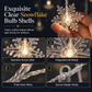 ⏳Zeitlich begrenztes Angebot⏳ ❄️ 50 % RABATT NU! 💡 Charmig snöflinge-gardinbelysning med 8 ljuslägen – vattentät & klar akryl för vinter och fest, inomhus och utomhus 🌟