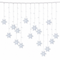 ⏳Zeitlich begrenztes Angebot⏳ ❄️ 50 % RABATT NU! 💡 Charmig snöflinge-gardinbelysning med 8 ljuslägen – vattentät & klar akryl för vinter och fest, inomhus och utomhus 🌟