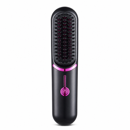 ⏳Zeitlich begrenztes Angebot⏳ 📢📢 50 % RABATT! 💇 Tragbare kabellose 2-in-1 Glätteisen- & Lockenbürste – USB-aufladbar für geschmeidige, voluminöse Stylings