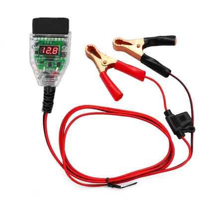 ⏳Zeitlich begrenztes Angebot⏳ ⚡ 50% RABATT 🔋 OBDII 12V bilminnesbevarare med spänningsindikator