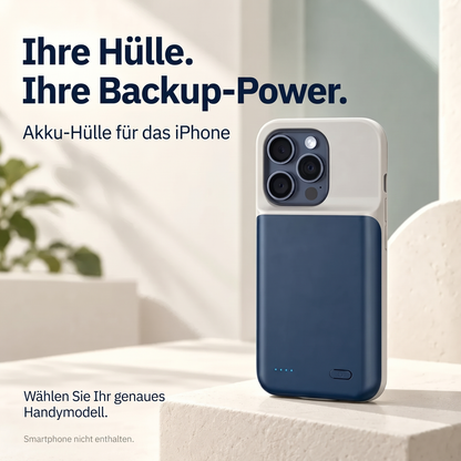⏳Zeitlich begrenztes Angebot⏳ 📢📢JETZT 50 % RABATT⏰Akku-Schutzhülle für iPhone, 6800–7000 mAh Ladehülle mit LED-Ladeanzeige, weicher TPU-passgenauer Sitz