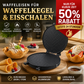 Waffeltüten- und Eisbecher-Maker aus Aluminium mit Antihaftbeschichtung